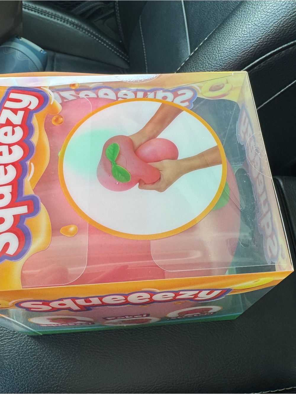 Squeezy Peach Squishy Pink Toy
